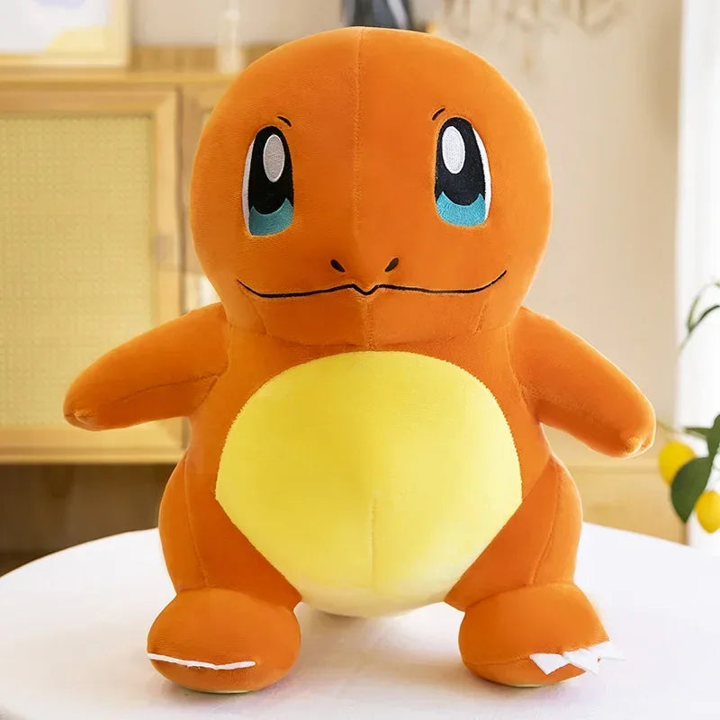 60cm Big Size Anime Charmander Plush Doll Dragon dinosaur Pokemoned Stuffed Toy Squirtle Bulbasaur Pikachu birthday present Gift