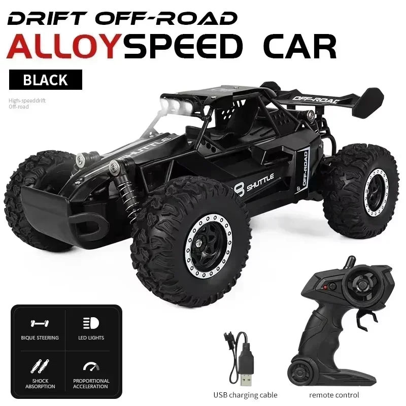 2025 New RC Car 1:16 2.4Gh Model With LED Lights 2WD Off-road Remote Control Climbing Vehicle Outdoor Drift Car Kid Toy Boy Gift
