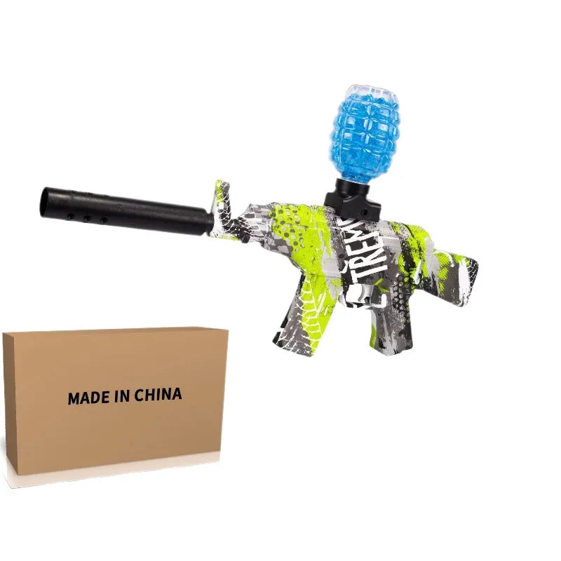 AK47 Electric Splatter Gel Ball with 20000 Blaster Water Beads for Outdoor Activities Shooting Team Game Toy Gifts for Teens