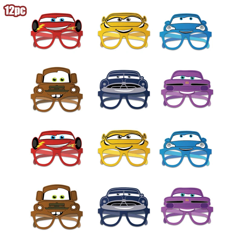 Disney Cars Birthday Decoration Cartoon Lightning Mcqueen Party Paper Plates Napkins Cups Balloon Event Supplies Baby Shower Kid