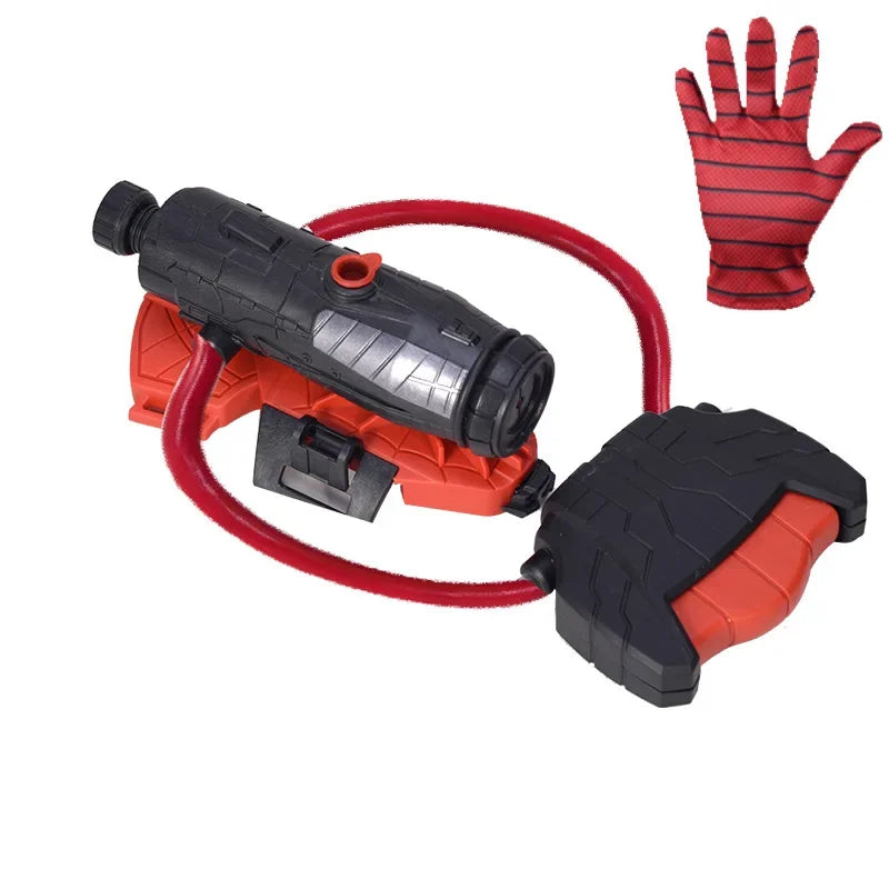 Anime Figure Toy Wrist Launcher Water Gun Spider-man Cosplay Glove Launcher Children's Water Toys Halloween Funny  Boys Gift