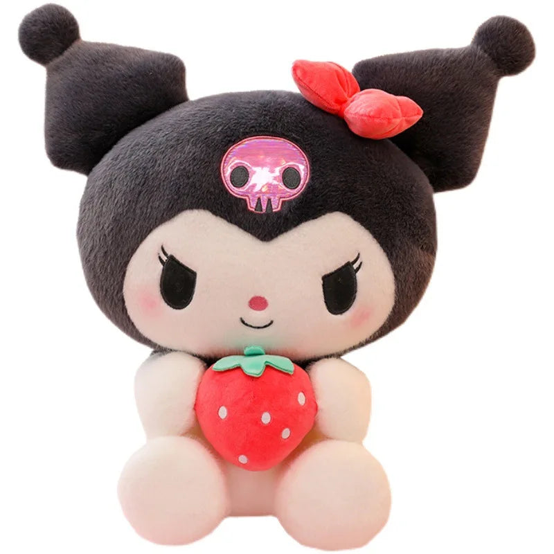 25CM Plushies Sanrio My Melody Plush Dolls Toys My Melody Strawberry Stuffed Animals Plush Toy Home Decor Girl Birthday Gift