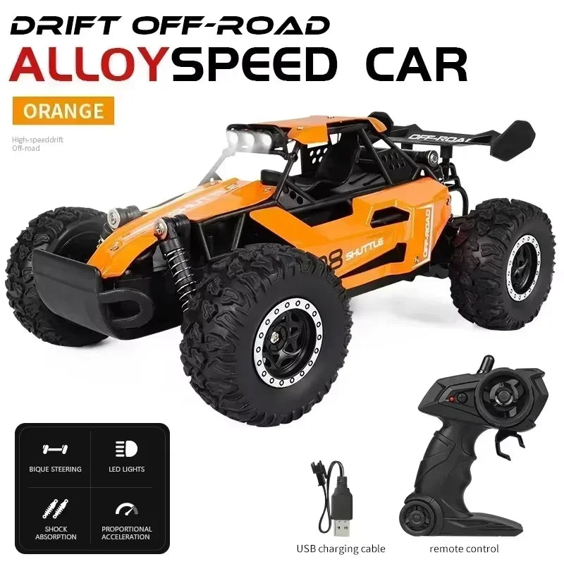 2025 New RC Car 1:16 2.4Gh Model With LED Lights 2WD Off-road Remote Control Climbing Vehicle Outdoor Drift Car Kid Toy Boy Gift
